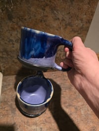 Image 2 of Blue / Purple Mugs with Black Feet