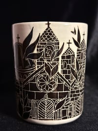 Image 5 of Burning church BIG MUG