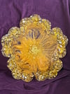 Golden Flower Decor Multi-use Tray