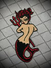 Devil Mermaid Iron On Patch