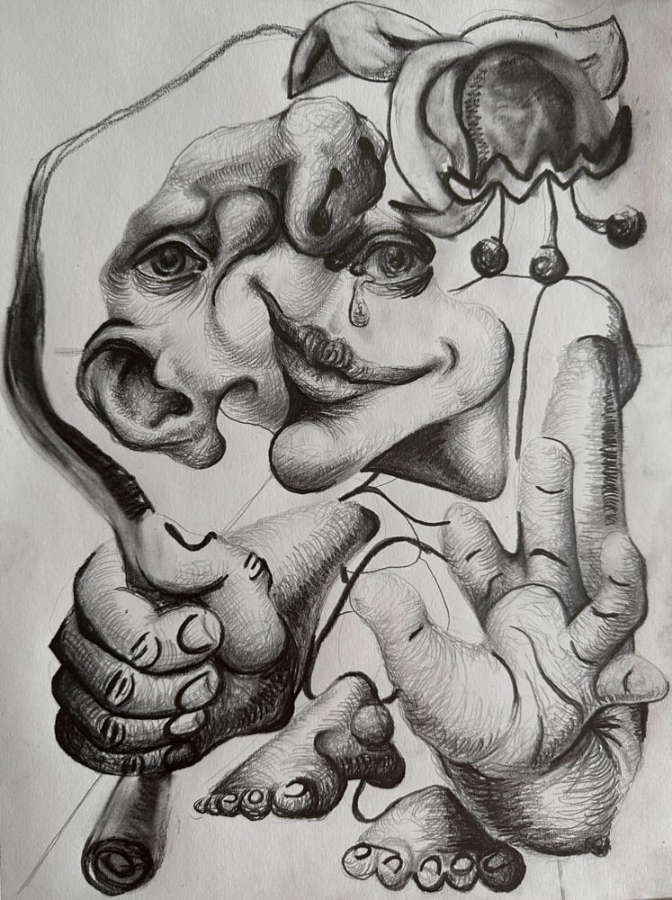 Image of “HURT PEOPLE HURT PEOPLE” drawing