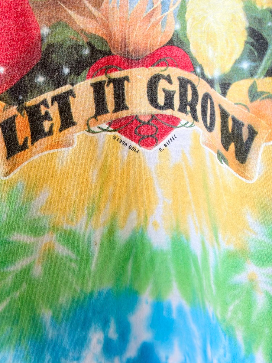 Image of 1996 Vintage Liquid Blue GRATEFUL DEAD- LET IT GROW Single-Stitched Tee, SIZE: XL