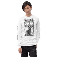Image 3 of Messiah of Filth Men’s Long Sleeve Shirt (White)