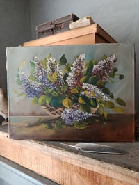 Image 5 of Peinture, bouquet de lilas