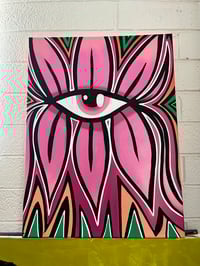 Image 2 of “Planting Seeds Growing Leaves” Original Canvas (24 x 18)