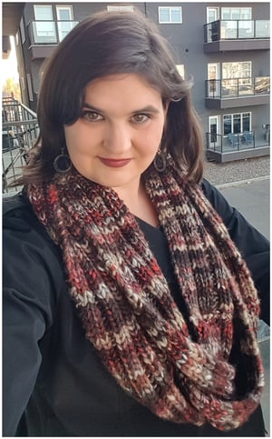 Image of Rib It Fashion Cowl Knitting Pattern