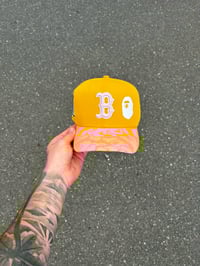 Image 3 of PINK BRIM PINK LEMONADE  BOSTON RED SOX CUSTOM FITTED CAP