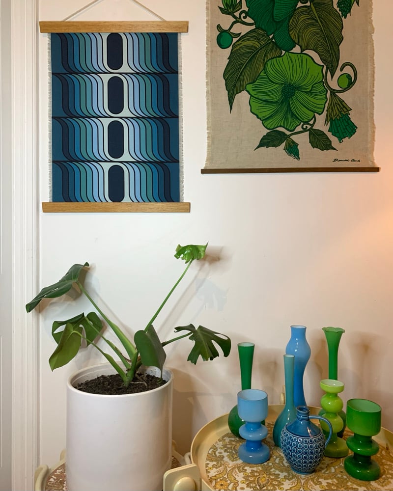 Image of ‘Inner Calm’ wall hanging Vintage Groove retro design