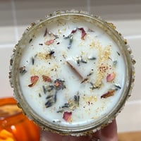 Image 2 of woodstock scented textured candle