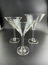 Image 1 of Clear martini glass