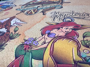 Image of Disney Inspired Traditional Tattoo Flash Sheet: D17 11x14