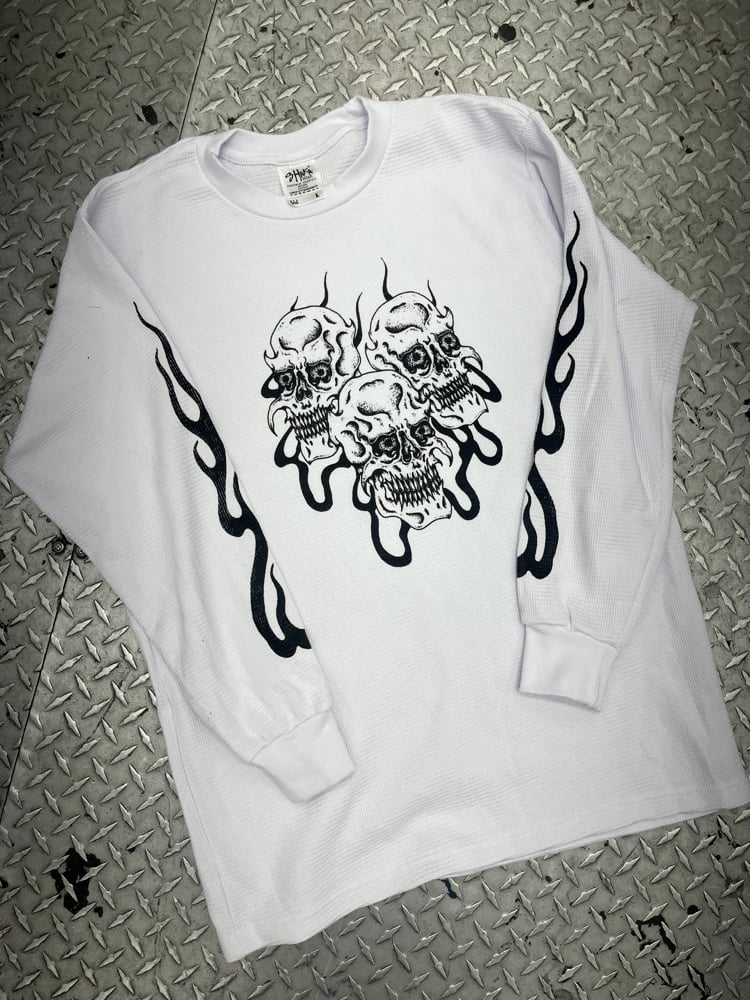 Image of Skull flame thermal