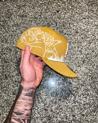 Image 3 of WHEAT TAN LOS ANGELES DODGERS CUSTOM FITTED 