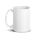 Sebastian Snow aka Christmas bird white glossy mug
