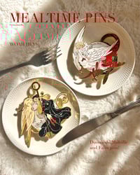 Image 1 of MEALTIME - Dungeon Meshi - Chimera Falin and Marcille Large Pins