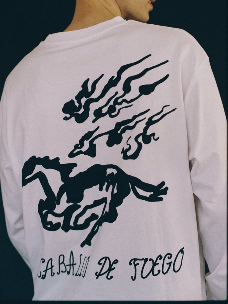 Caballo de fuego. Long sleeves