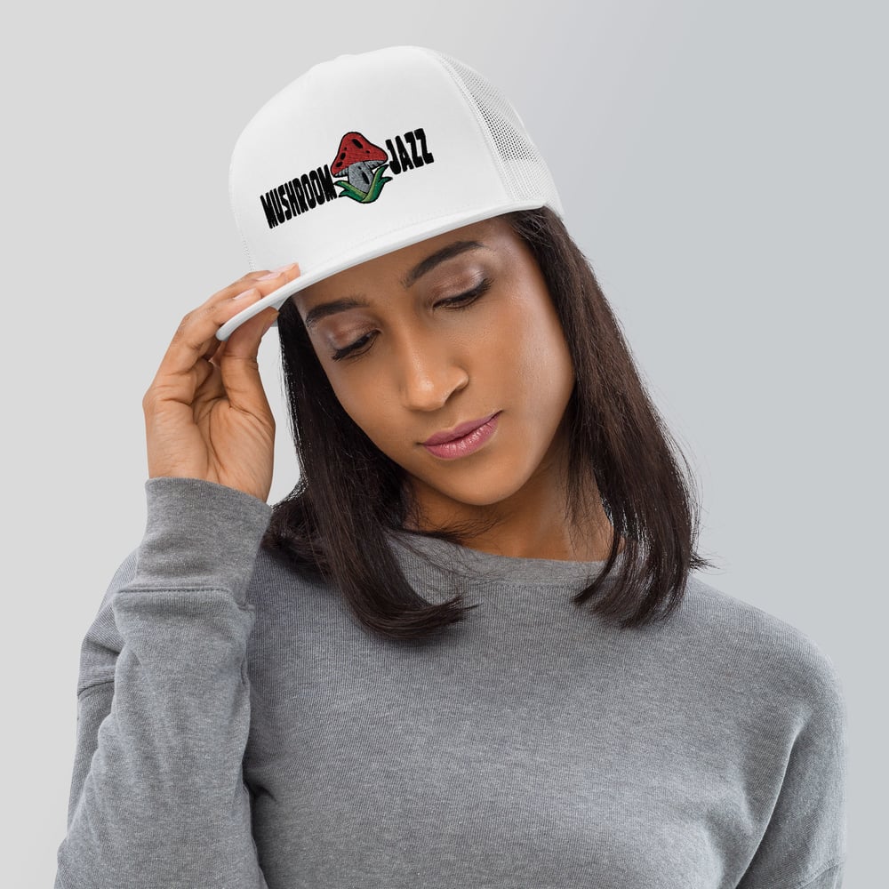 Mushroom Jazz Trucker Cap