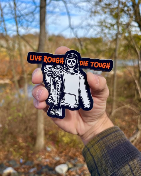 Image of Black “Bucketmouth” Sticker