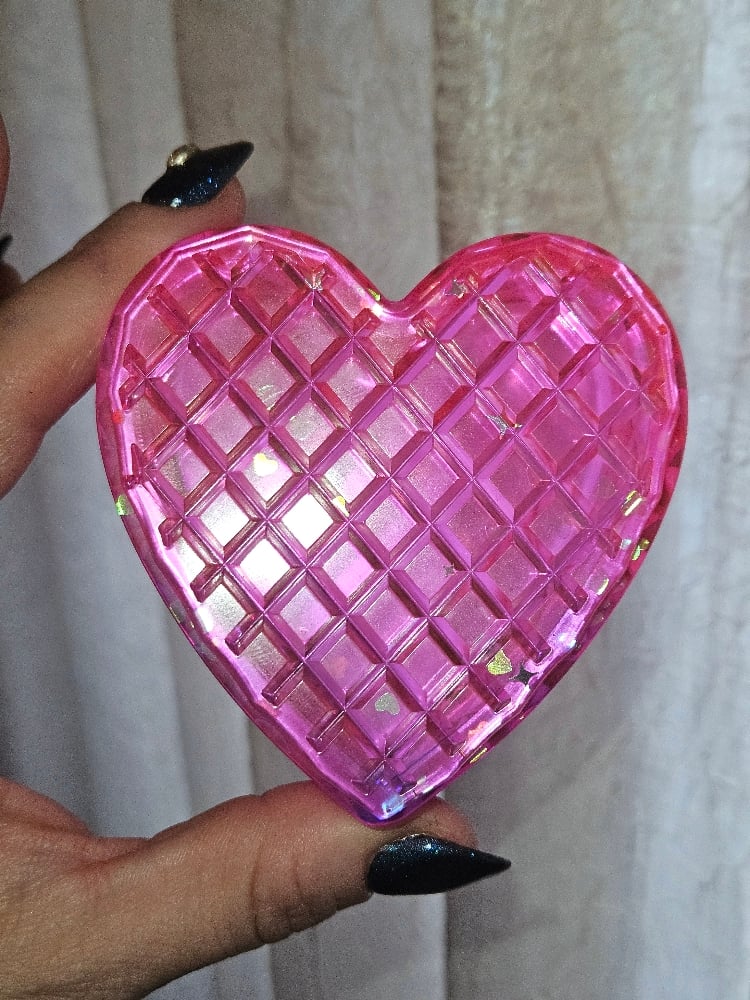 Image of Neon Pink Heart Box 2