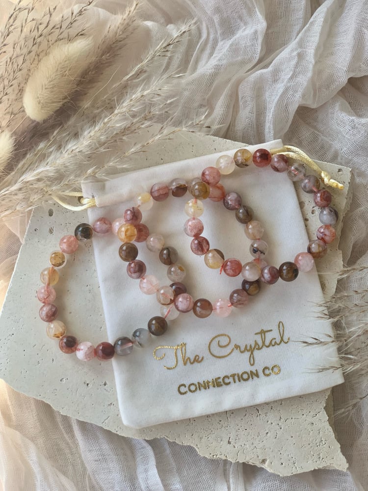 Image of Hematoid Quartz (Fire Quartz) Bracelets 