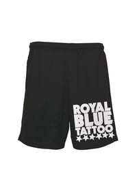 Image 1 of Royal Blue Tattoo Star Mosh Shorts