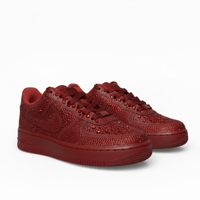 Image 3 of Crimson Rose Drip Air Force 1 