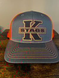 Image 3 of Orange Kingsley Stags Hat 