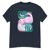 Image 3 of Men's classic tee - Good Vibes w/ Snake (Front)