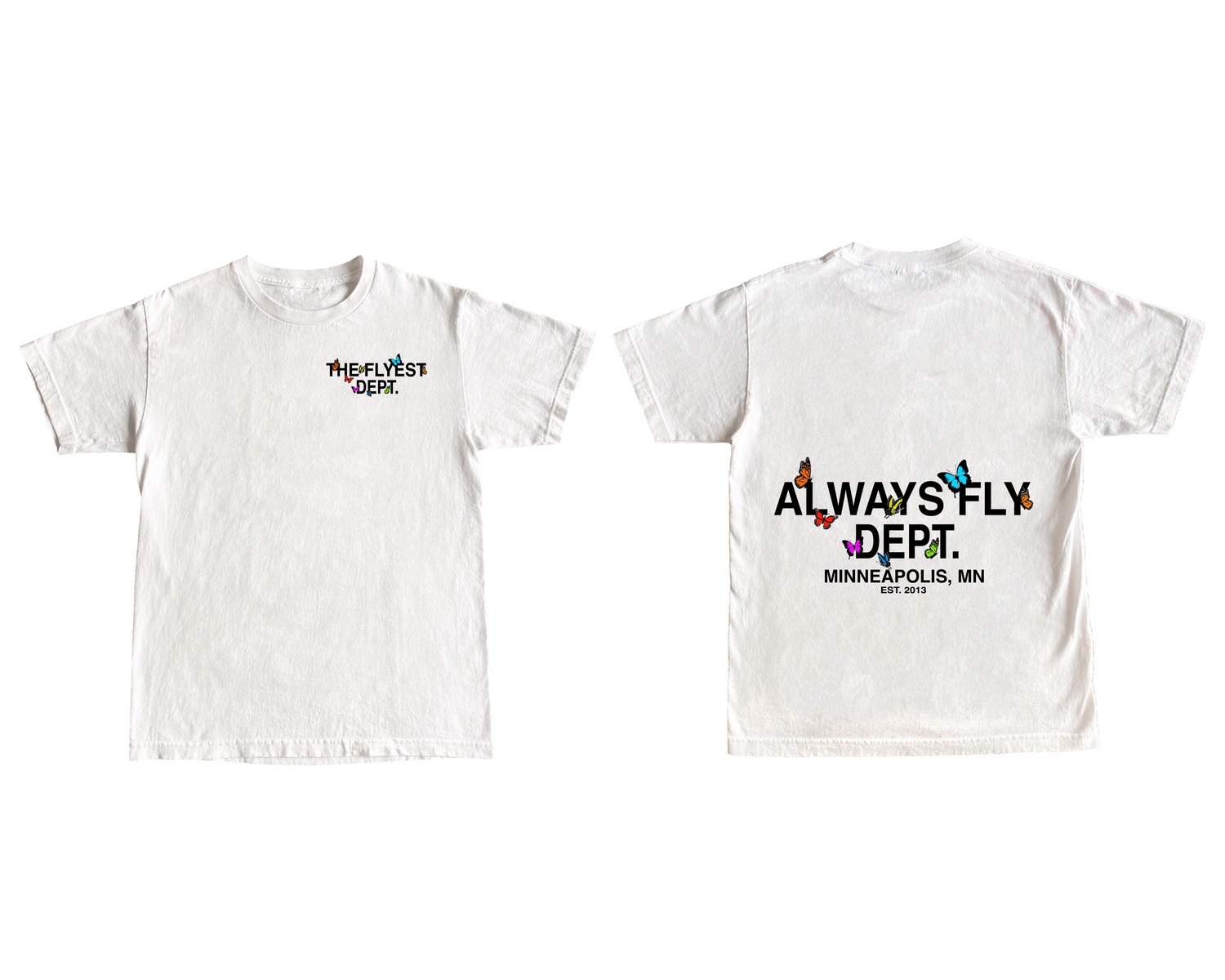 White Always Fly Dept T Shirt 