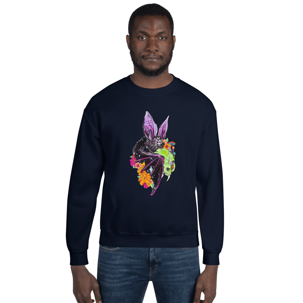 Image of Batty Vibes Crew Neck Sweatshirt