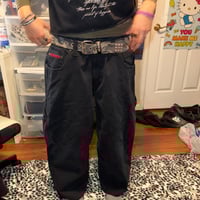 Image 4 of (36x37) Black U.S. Polo Assn. Heavy Baggy Jeans 