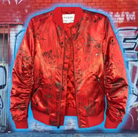 Image 1 of 💎ViNTaGe💎 GueSs LA ReD 🚩aLPiNe GraFFiTi BoMBeR 🧥 