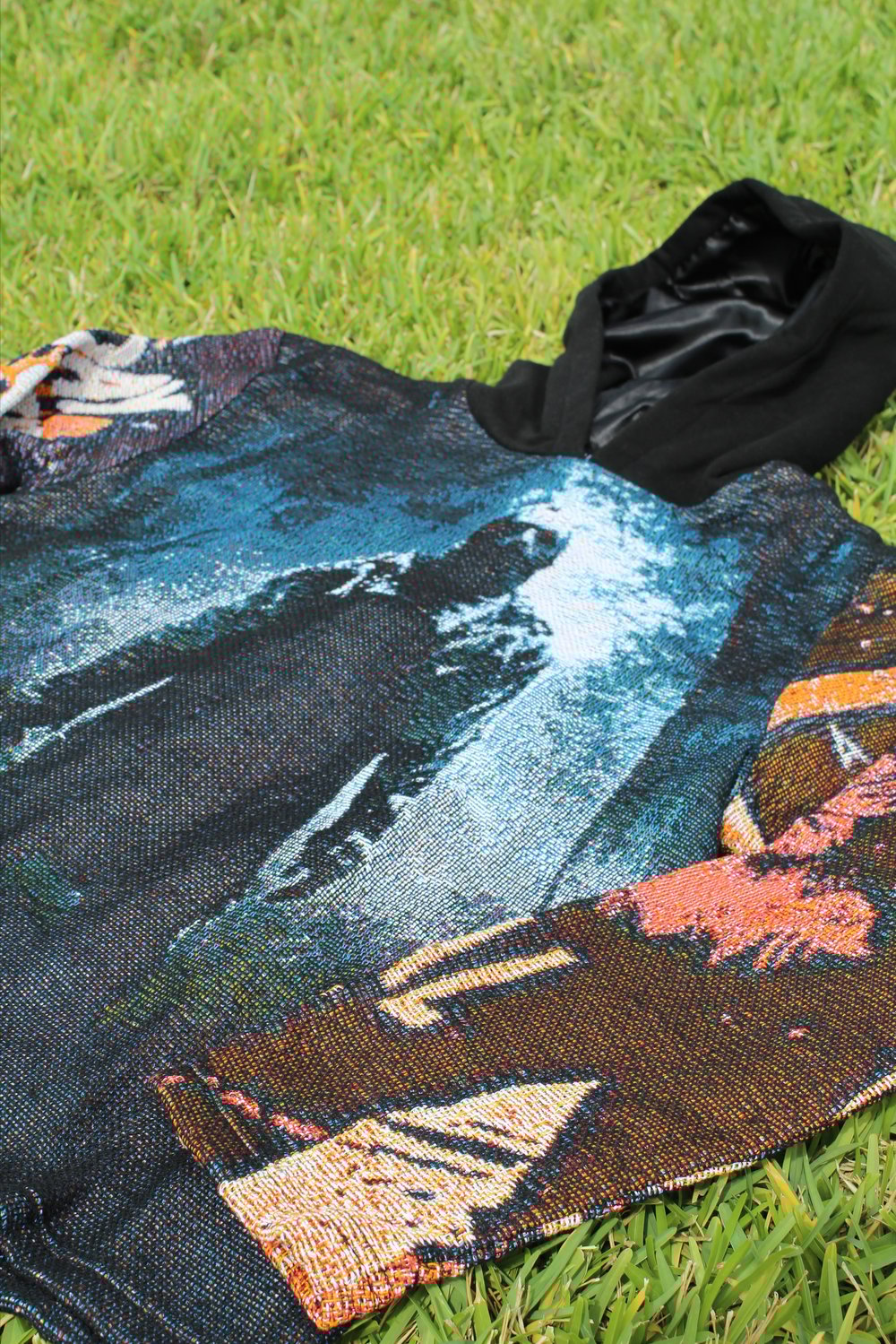 “FRIDAY THE 13TH” TAPESTRY HOODIE 🔪🩸