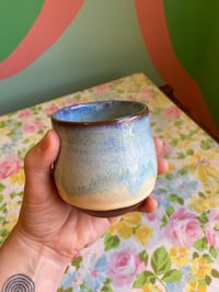 Image 5 of blue and yellow tumbler
