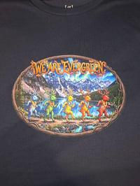 Image 1 of Psychedelic Dancing Elk Tee Navy