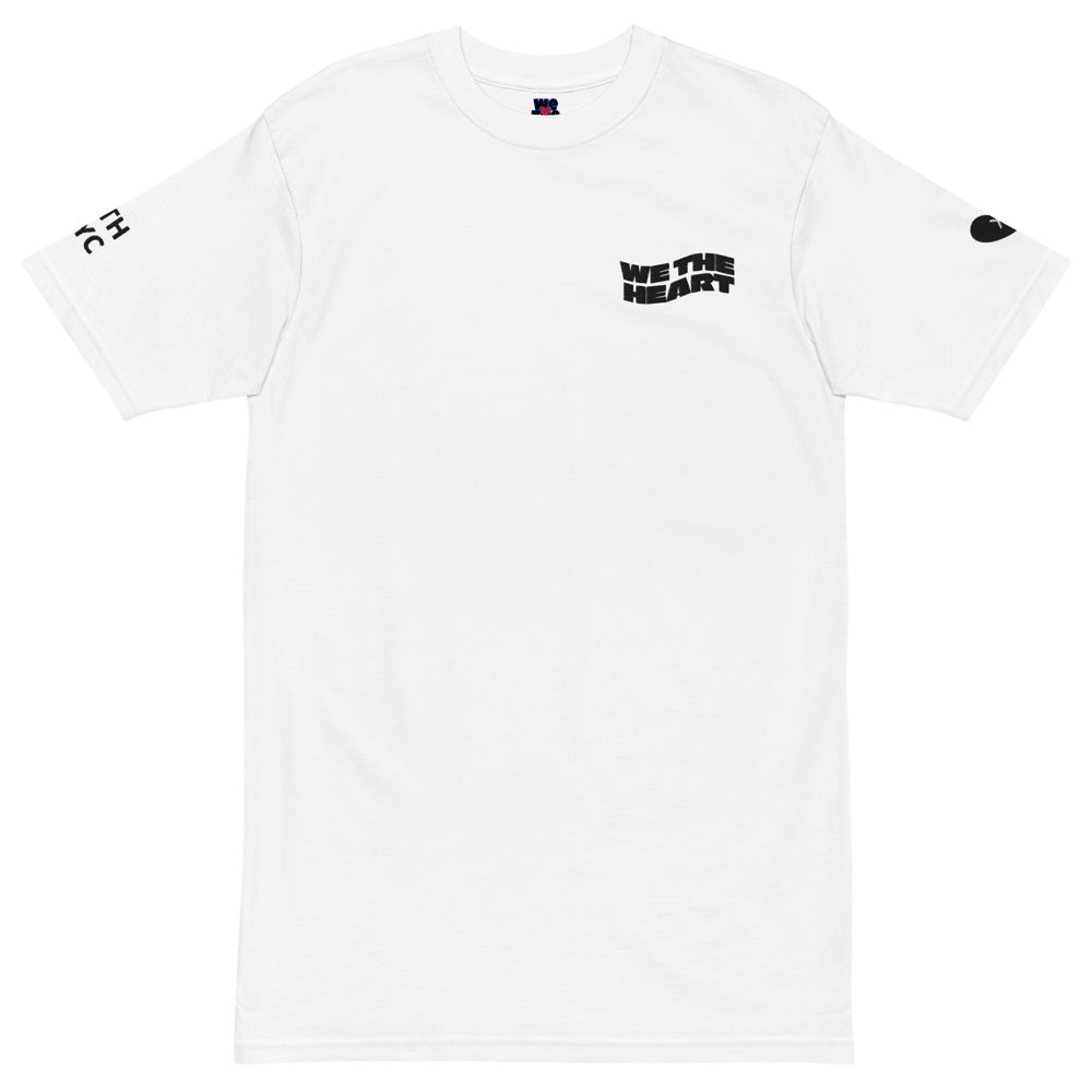 Image of Blanco x Noir ”Wave Logo” Premium Heavyweight Tee