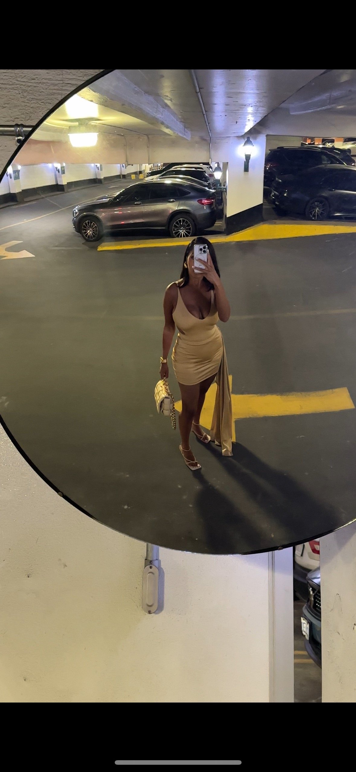 Image of BSSA GOLD SHIMMER BODYSUIT & SKIRT SET (S)