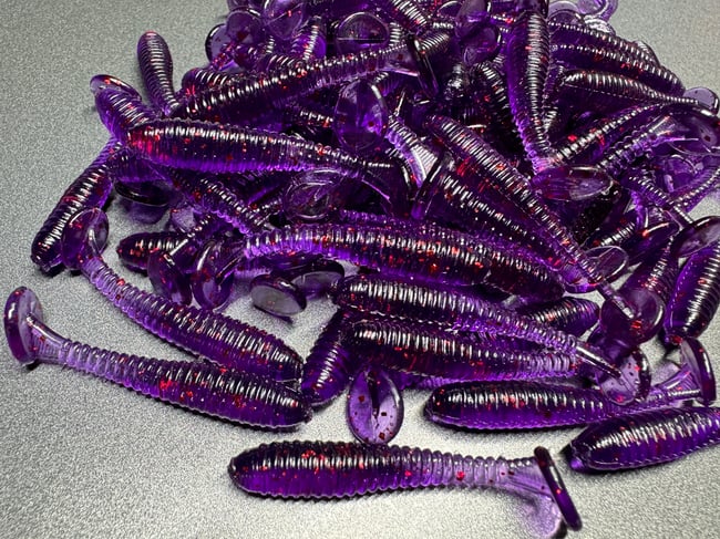 1 oz Purple Honey Custom Glide Bait – Big Eye Spinnerbaits