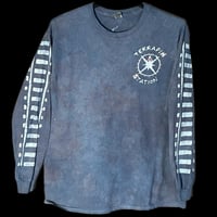 Image 1 of XL Unisex terrapin Long Sleeve blue