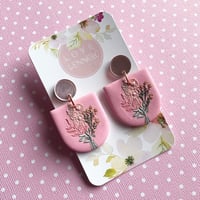 ‘Floral Posy’ earrings - rose gold 