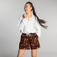 Image 5 of Espresso Camo Unisex Athletic Shorts