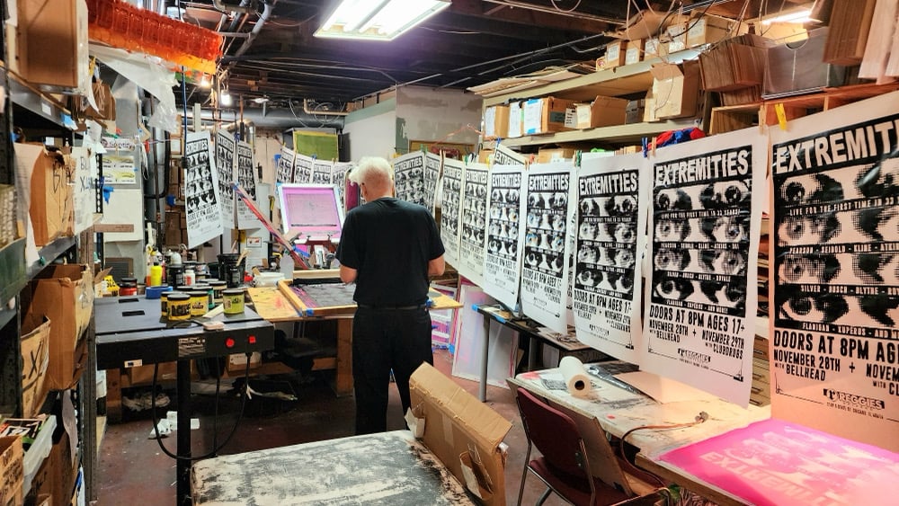 Image of Extremities Newsprint Proof - Advance Posters