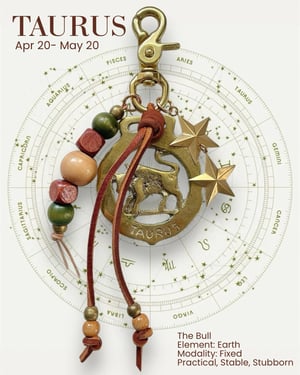 Image of ZODIAC CHARM: TAURUS