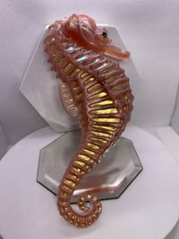 Image 1 of Handcrafted Resin Seahorse