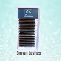 Brown Lashes .05 D(Easy Fans)
