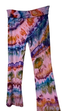 Image 6 of ♻️ UPCYCLED L Knit Flare Pants in Agate Ice Dye