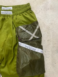 Image 3 of Olive Poplin Parachute Pants with ParaPockets