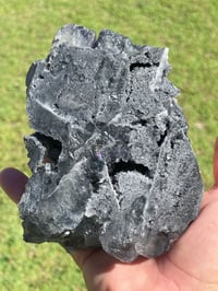 Image 13 of Transparent Phantom Fluorite On Druzy Quartz Matrix  #1803