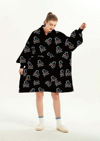 Image 2 of Go Crom Oversized Hoodie Pullover