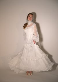 Image 3 of 1984 Lace Wedding Dress